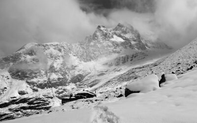 L’arrivo dell’inverno alla Chamanna Coaz
